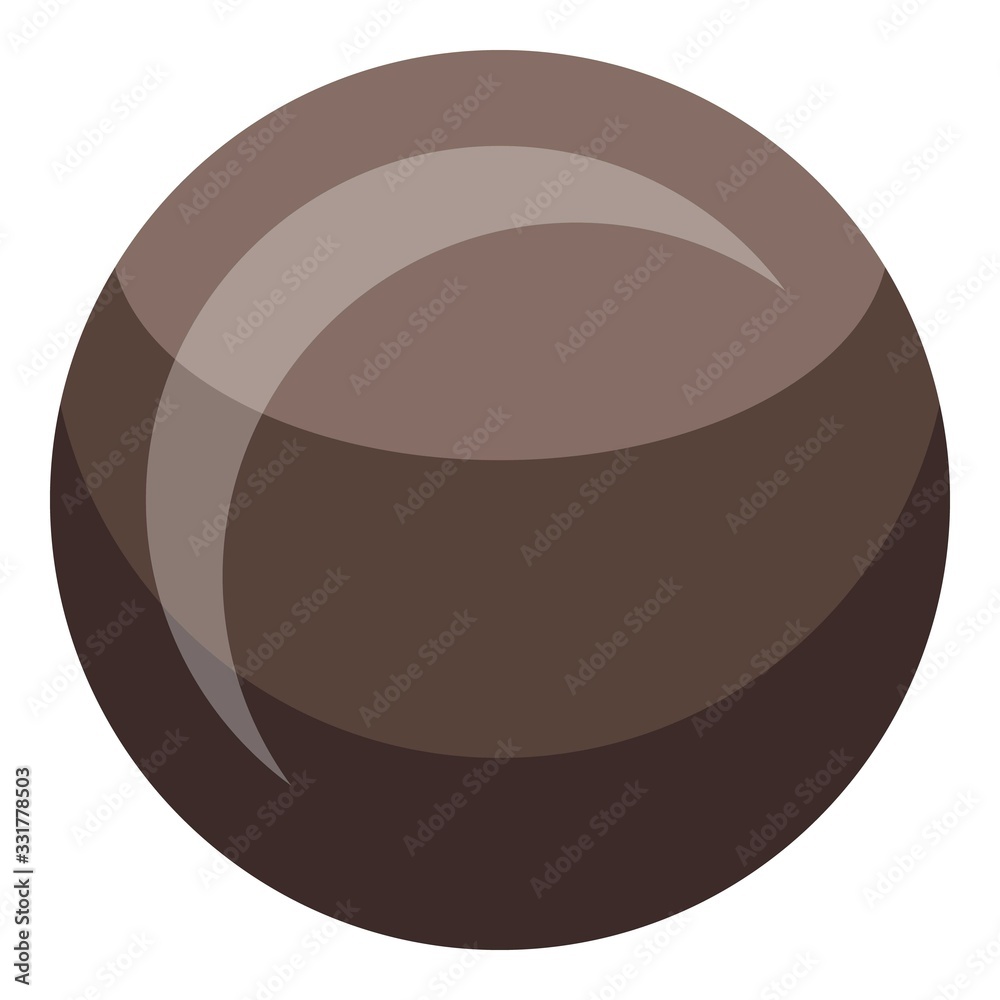 Longan seed icon. Isometric of longan seed vector icon for web design isolated on white background Longan seed icon. Isometric of longan seed vector icon for web design isolated on white background