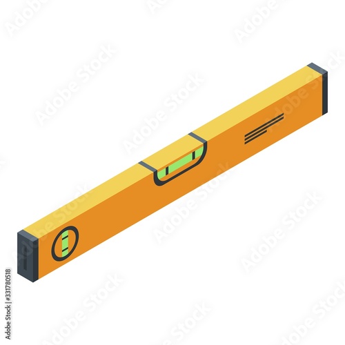 Level tool icon. Isometric of level tool vector icon for web design isolated on white background