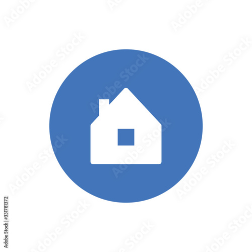 Stay at home vector icon. #Stayhome prevention campaign symbol.
