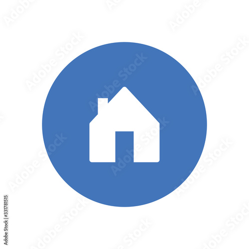 Stay at home vector icon. #Stayhome prevention campaign symbol.