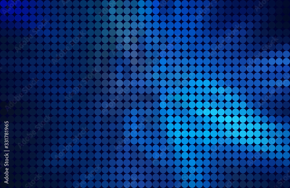 Abstract background of round dots, color gradient from light to dark blue. High  resolution full frame abstract background for poster, banner, website or  template. Stock Photo | Adobe Stock