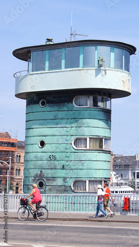 Photography COPENHAGEN, DENMARK - JUL 06th, 2015: Knippelsbro drawbridge across the inner ha