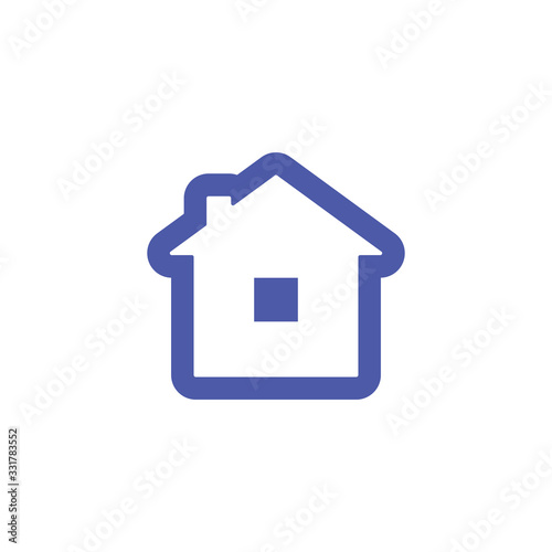 Stay at home vector icon. #Stayhome prevention campaign symbol.