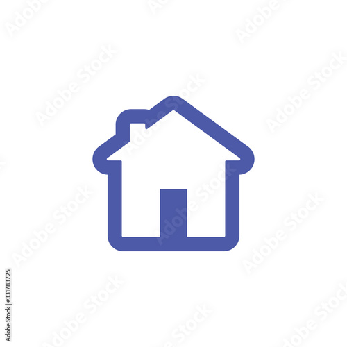 Stay at home vector icon. #Stayhome prevention campaign symbol.