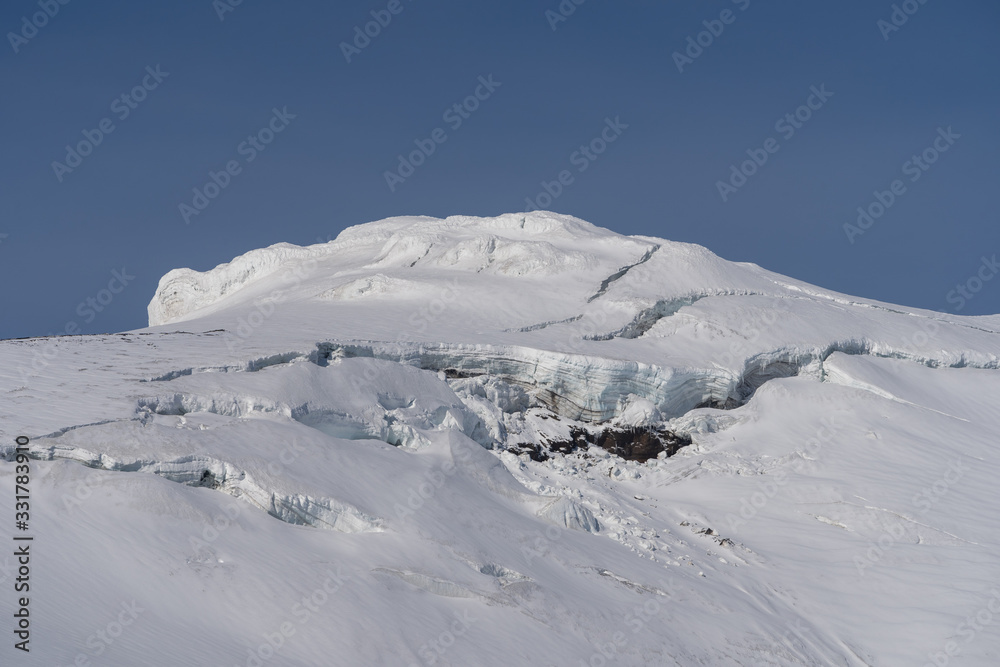 Glacier and sky in Antarctica