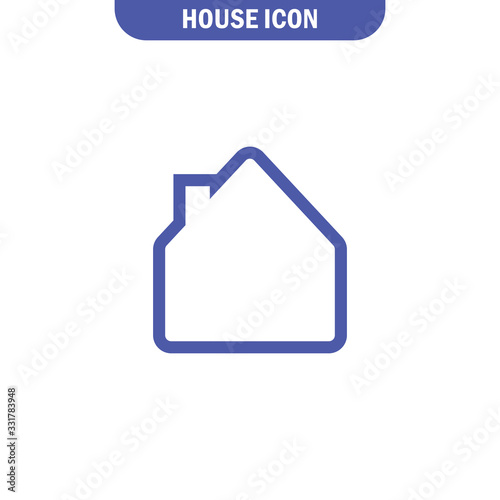 Stay at home vector icon. #Stayhome prevention campaign symbol.