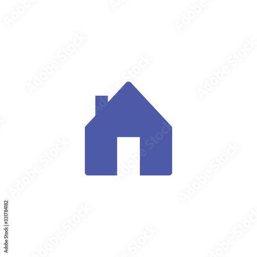 Stay at home vector icon. #Stayhome prevention campaign symbol.