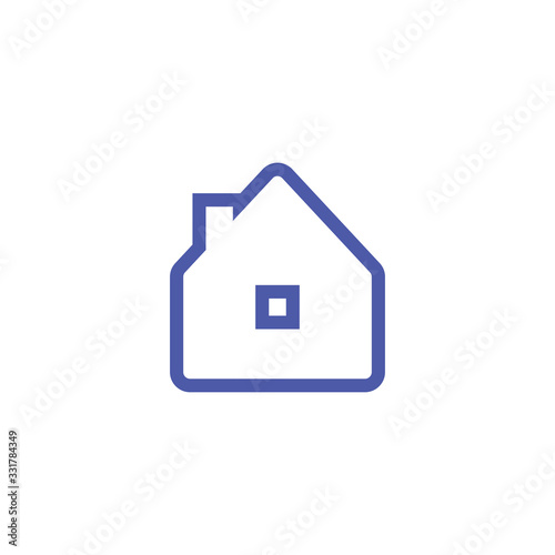 Stay at home vector icon. #Stayhome prevention campaign symbol.