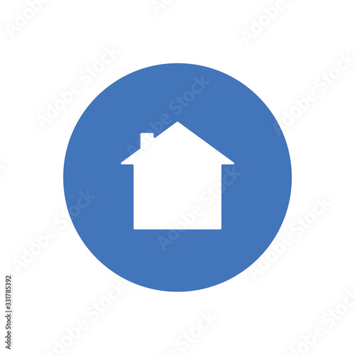 Stay at home vector icon. #Stayhome prevention campaign symbol.