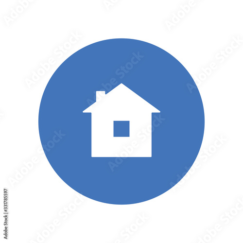 Stay at home vector icon. #Stayhome prevention campaign symbol.
