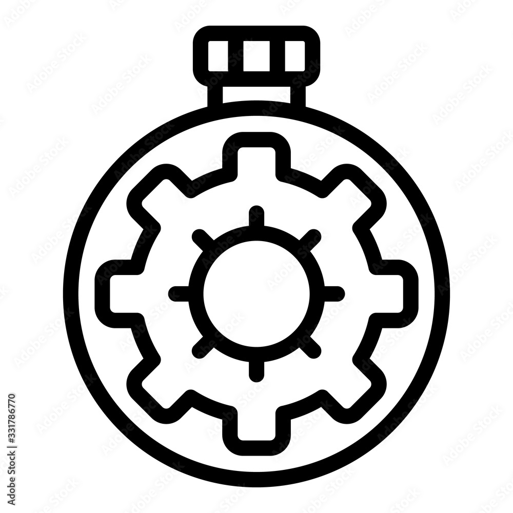 Stopwatch repair icon. Outline stopwatch repair vector icon for web design isolated on white background Stopwatch repair icon. Outline stopwatch repair vector icon for web design isolated on white background