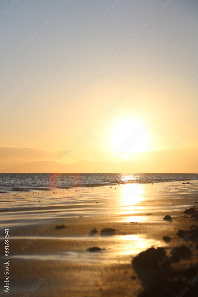 Sunset Seaside Vertical