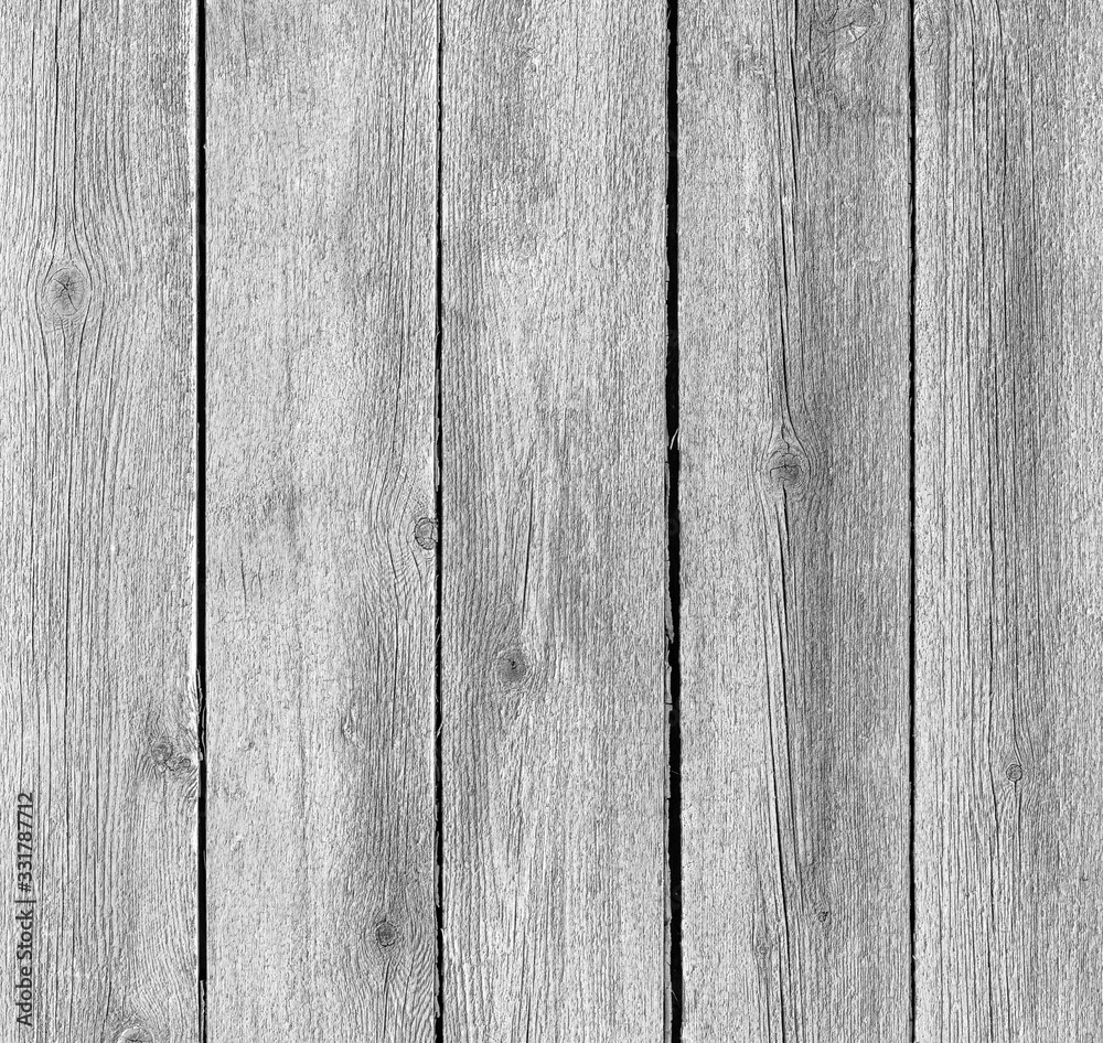 Old gray wooden board background.