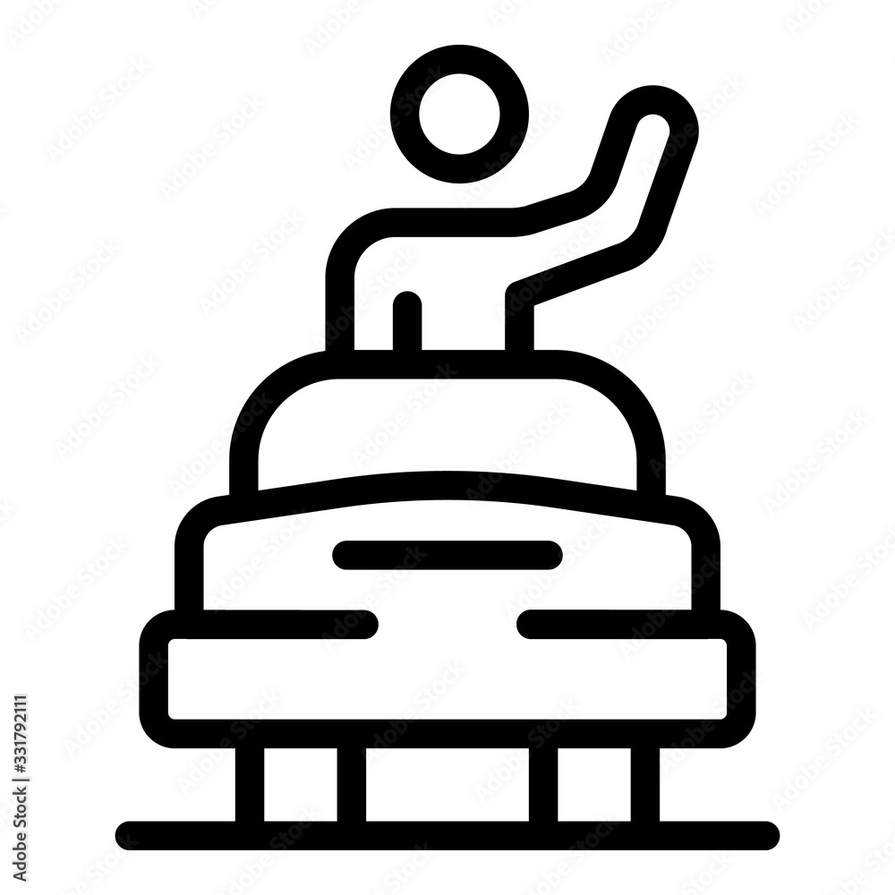 Groom car icon. Outline groom car vector icon for web design isolated on white background Groom car icon. Outline groom car vector icon for web design isolated on white background