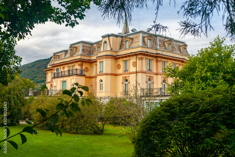 La splendida Villa Taranto e il suo giardino botanico a Verbania, Piemonte, Italia