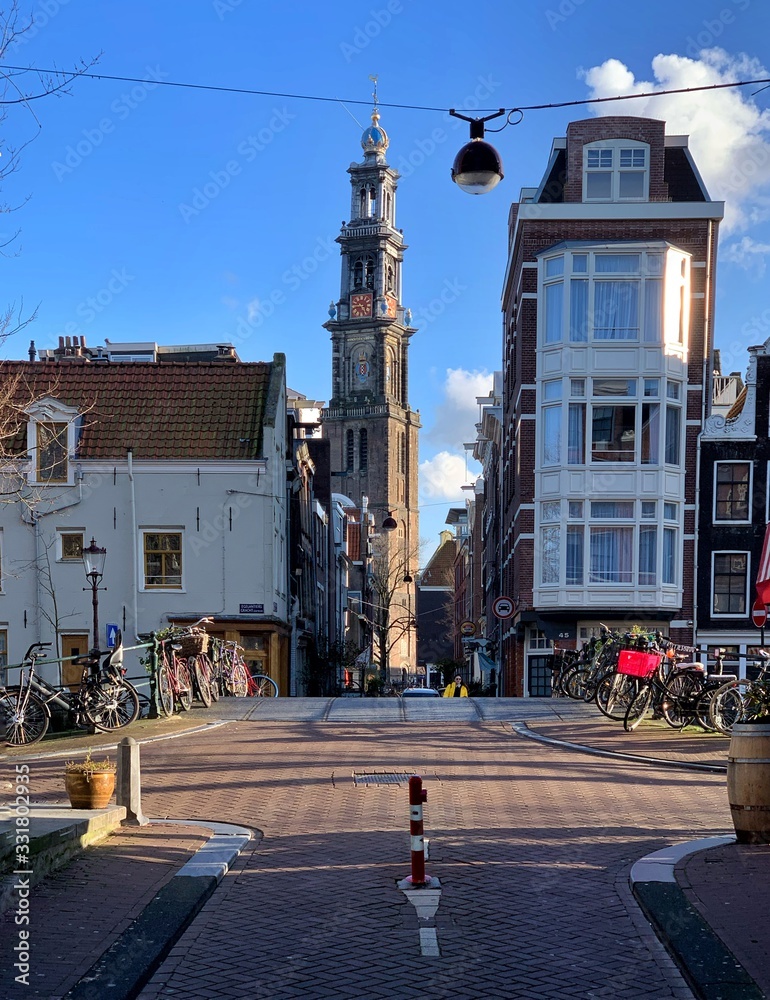 Cityscape near Westerkerk, Amsterdam