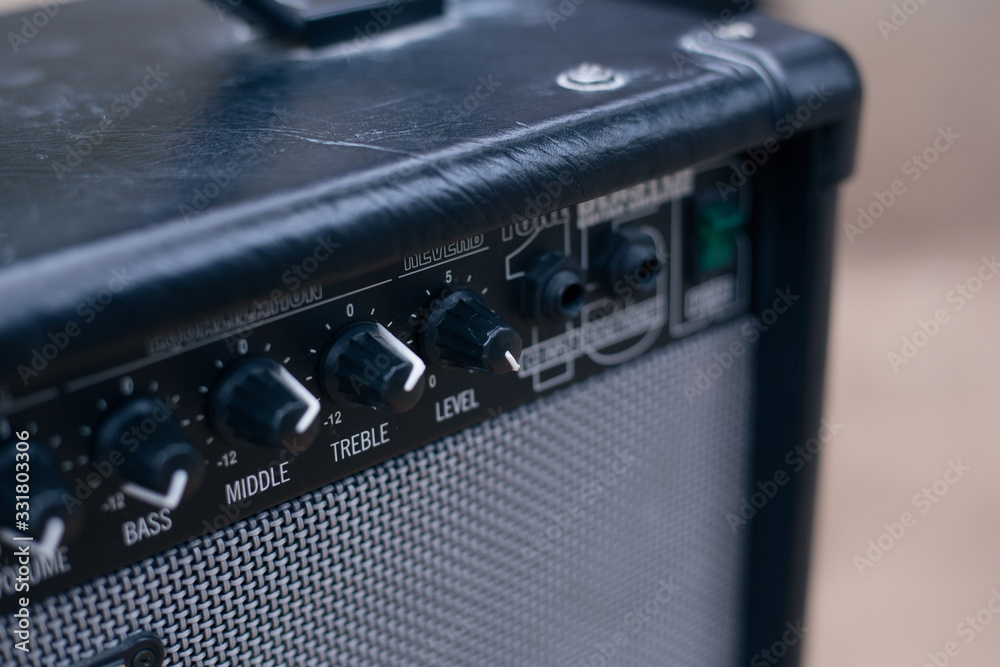 Black Electric Guitar Amplifier for musicians Black Electric Guitar Amplifier for musicians