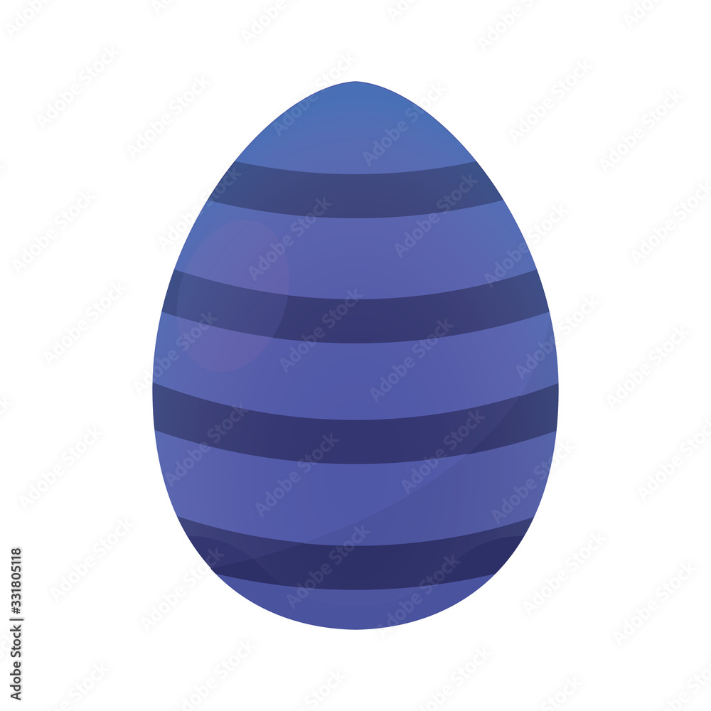 Decorated easter eggs icons Decorated easter eggs icons