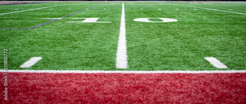 Side lines of the football field