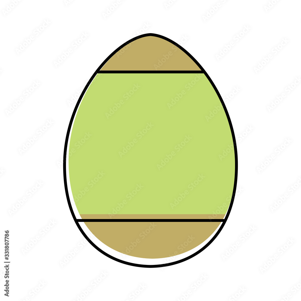 Decorated easter eggs icons Decorated easter eggs icons