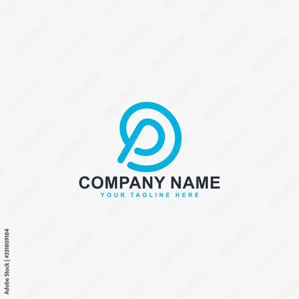 Kidney logo design vector. Letter P line abstract symbol. Monogram P in circle vector icon. Medical care sign. Kidney logo design vector. Letter P line abstract symbol. Monogram P in circle vector icon. Medical care sign.