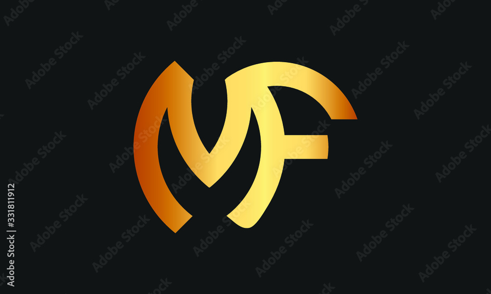 FM, MF Letter Logo Design with Creative Modern Trendy Typography and monogram logo. FM, MF Letter Logo Design with Creative Modern Trendy Typography and monogram logo.