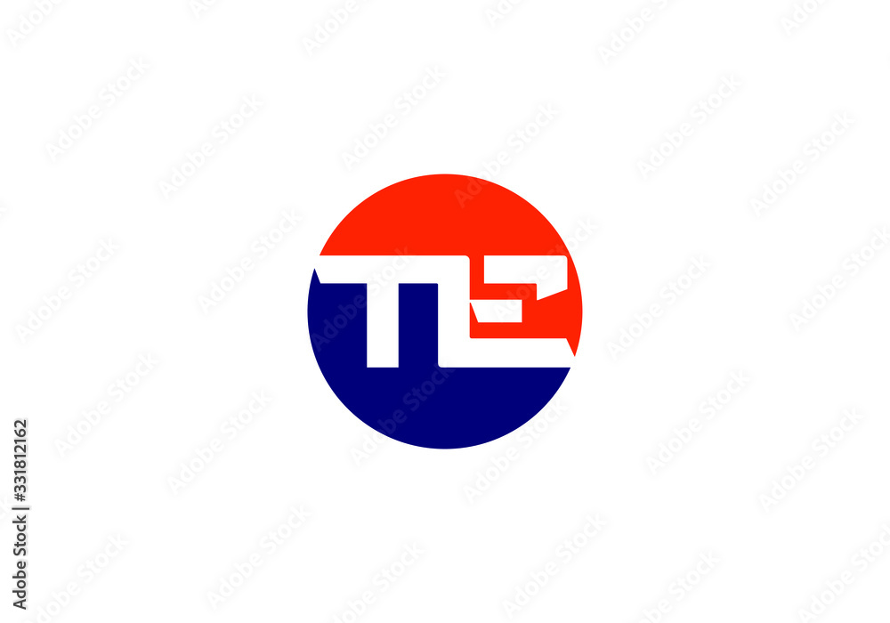 T E, TE Initial Letter Logo design vector template, Graphic Alphabet Symbol for Corporate Business Identity T E, TE Initial Letter Logo design vector template, Graphic Alphabet Symbol for Corporate Business Identity
