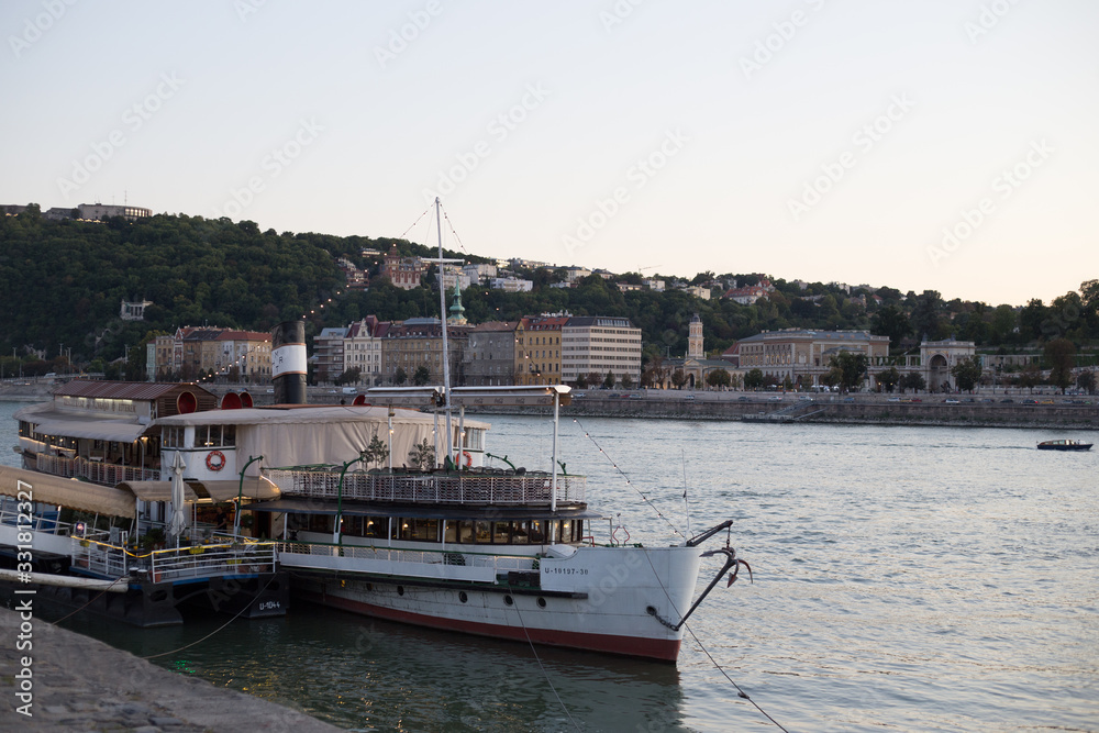 Fototapeta premium Panorama of the old city of Budapest in Hungary