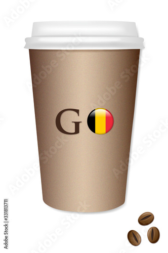 Coffee mug - Go Belgium