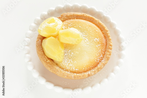 Homemade chestnut and cheese tart for confectionery 
