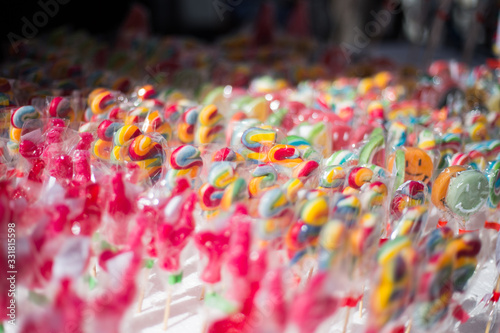 Sweet tasty candy background texture © Hennadii