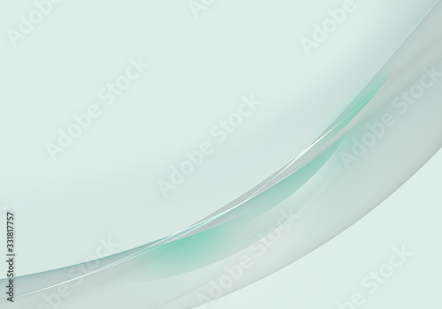 Abstract background waves. Mint blue green abstract background for wallpaper oder business card