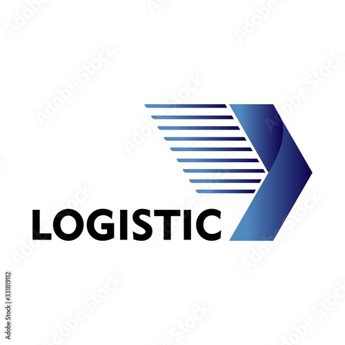 logistik logo vector