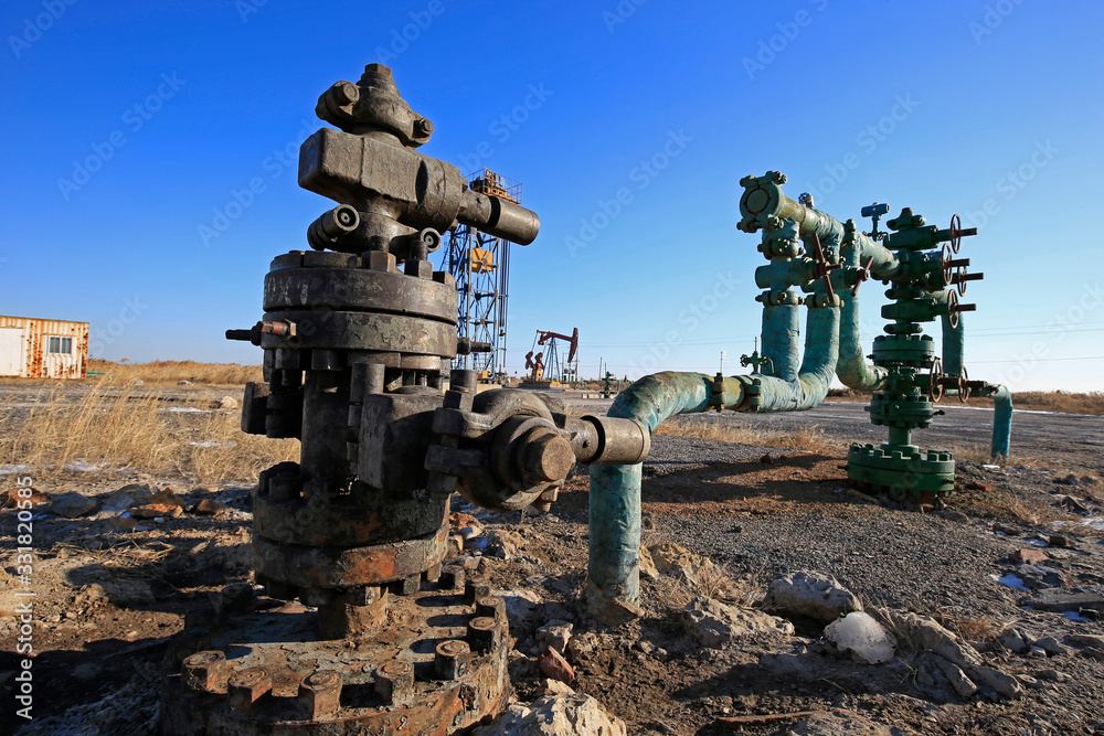 Tube and valve, oil industry equipment