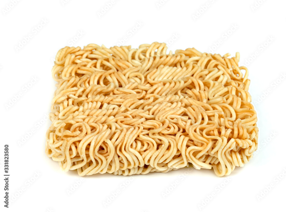 Instant noodles isolated on white background Instant noodles isolated on white background