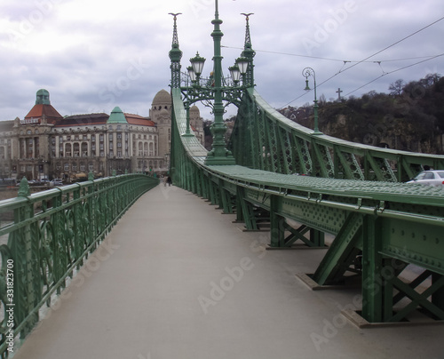 Liberty Bridge is the third southernmost public road bridge in Budapest, located at the southern end of the City Centre