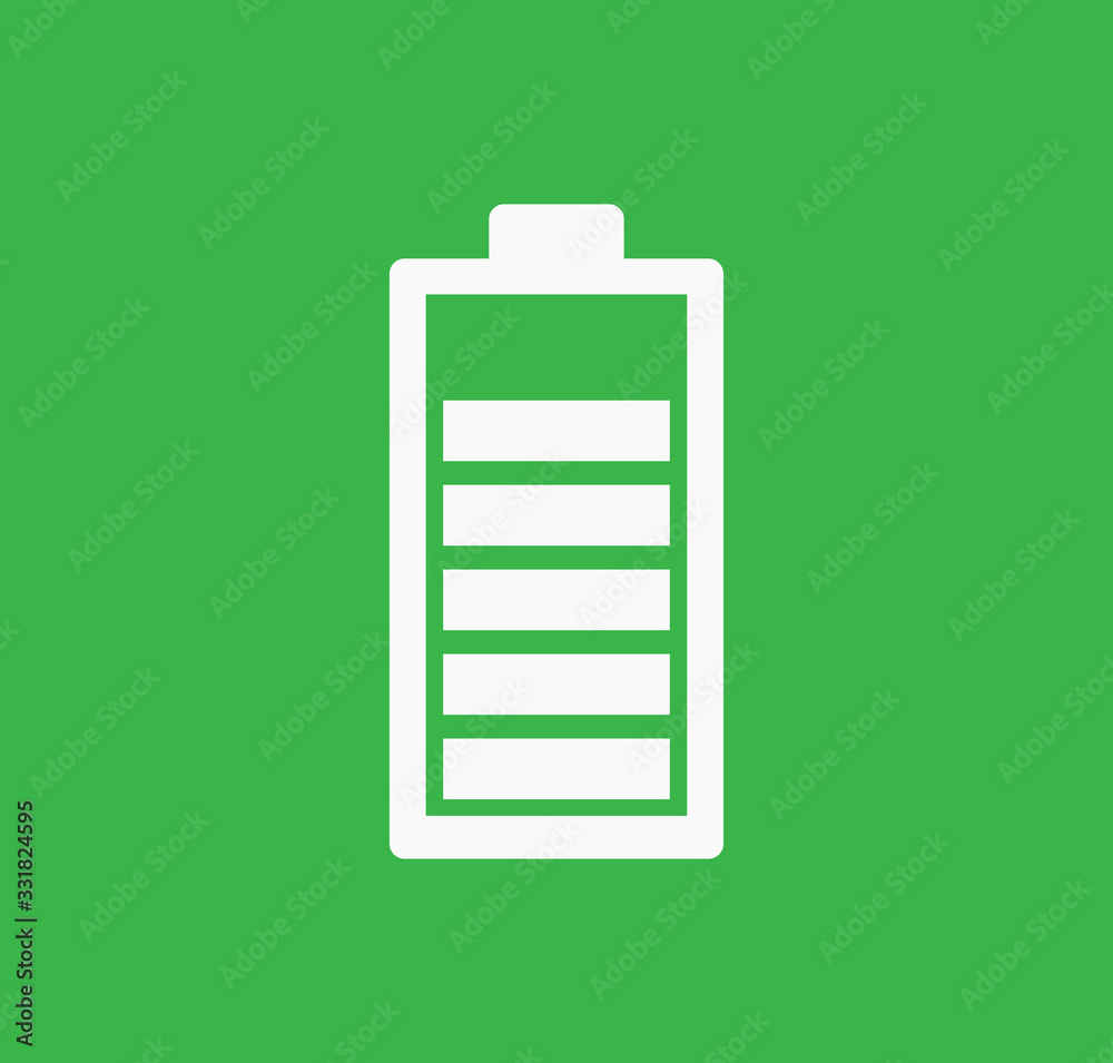 Battery icon vector logo design template Battery icon vector logo design template