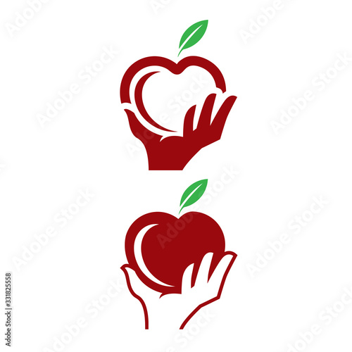 Apple Picking clip art logos