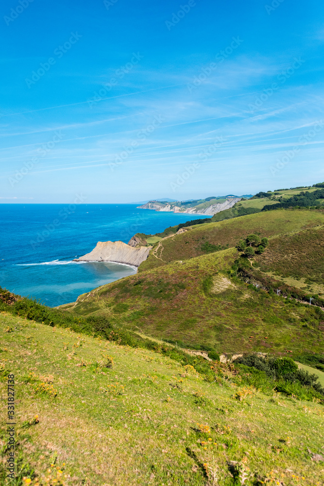 atlantic coast in basque country