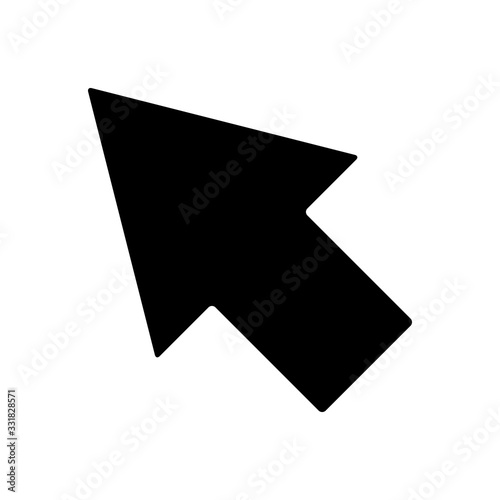 pointer arrow icon vector template