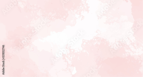 Pink watercolor background for your design, watercolor background concept, vector.