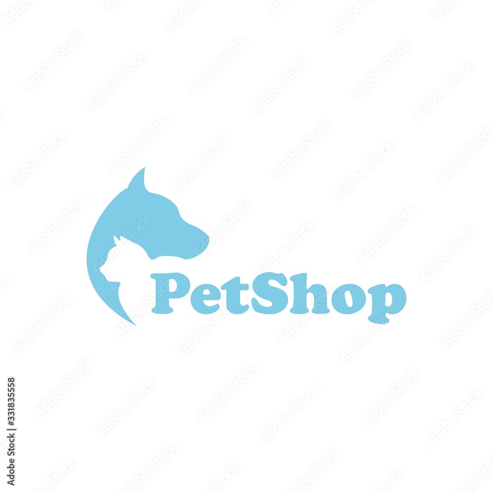 cat and dog silhouette for pet shop vector illustration design cat and dog silhouette for pet shop vector illustration design