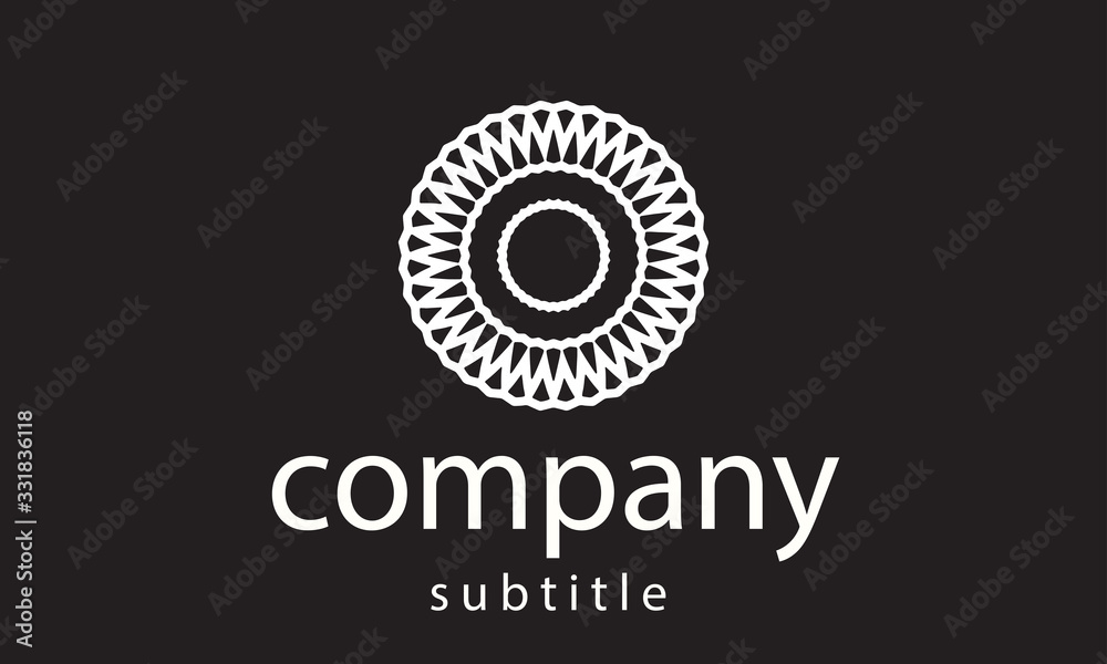 Fototapeta premium ornament logo