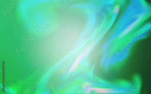 Light Green vector blurred bright texture. Colorful abstract illustration with gradient. New style design for your brand book.