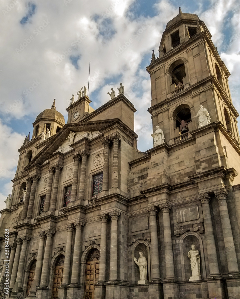 Fototapeta premium Cathedral in the city of Toluca, Mexico, named after Saint Joseph.