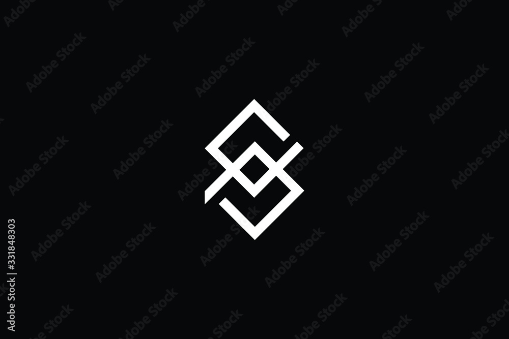 Minimal elegant monogram art logo. Outstanding professional trendy awesome artistic SP PS initial based Alphabet icon logo. Premium Business logo White color on black background Minimal elegant monogram art logo. Outstanding professional trendy awesome artistic SP PS initial based Alphabet icon logo. Premium Business logo White color on black background