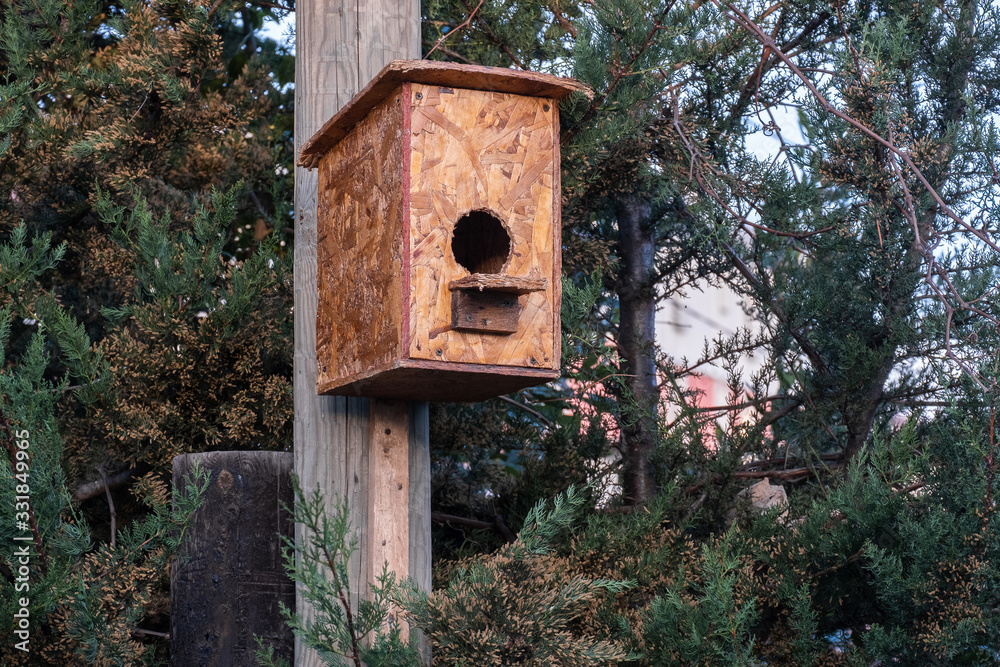 Birdhouse. A house for birds.