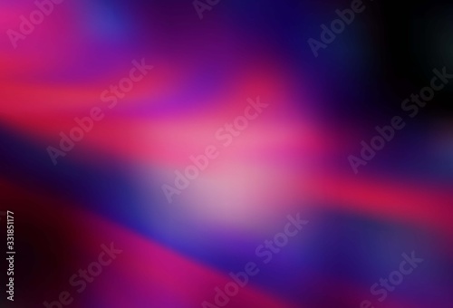 Dark Purple, Pink vector glossy abstract backdrop.