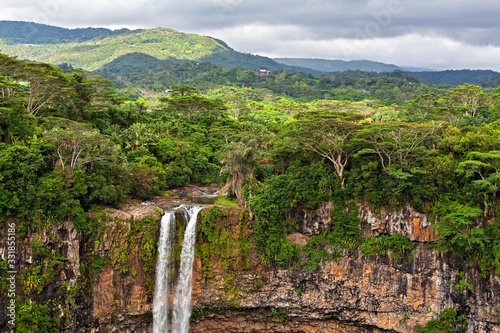 Waterfall, Mauritius, Africa photo