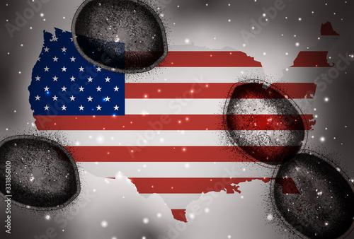 アメリカ　コロナ　ウイルス　背景